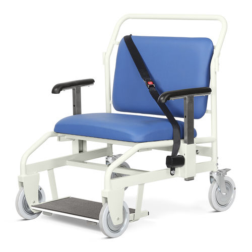 Кресло для транспортировки пациентов для интерьера - G/500/RS/VBB	 - Bristol Maid Hospital Metalcraft - для улицы / стекируемое / бариатрическое