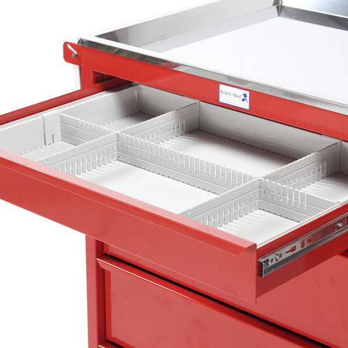 Медицинский выдвижной ящик - WT/DT  - Bristol Maid Hospital Metalcraft - для тележки / из пластика
