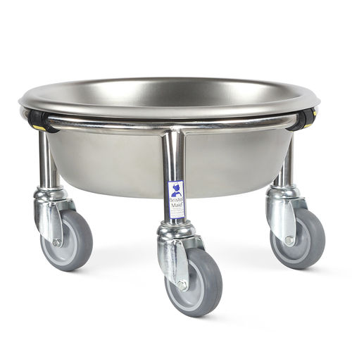 Подставка под медицинский лоток на колесиках - SBSL/1 - Bristol Maid Hospital Metalcraft - из нержавеющей стали