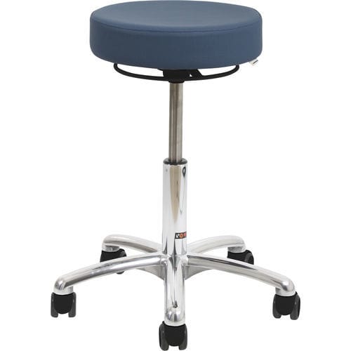 Табурет для учреждений здравоохранения - 5TS/TES/PL/VBLU - Bristol Maid Hospital Metalcraft - медицинский / с регулируемой высотой / вращающийся