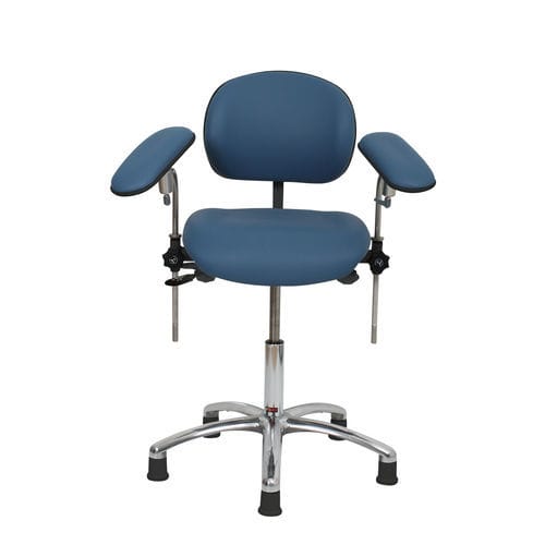 Кресло для осмотра для флеботомии - 5SS/PHLC/VH/VBLU	 - Bristol Maid Hospital Metalcraft - ручное / на роликах / 1 секция