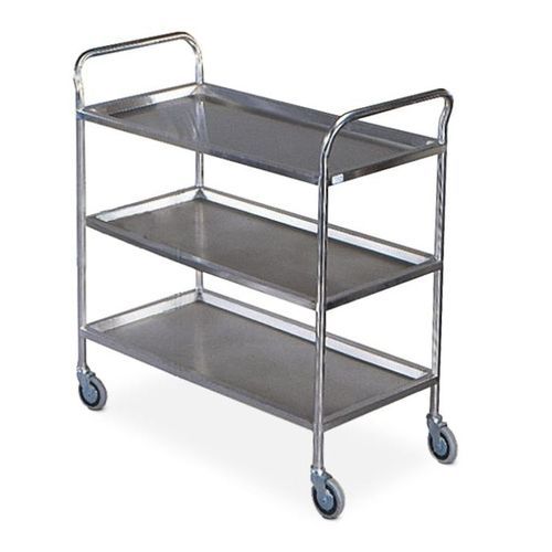 Тележка для общего применения - WT/33/SS/3 - Bristol Maid Hospital Metalcraft - из нержавеющей стали / 3 уровня / мобильная