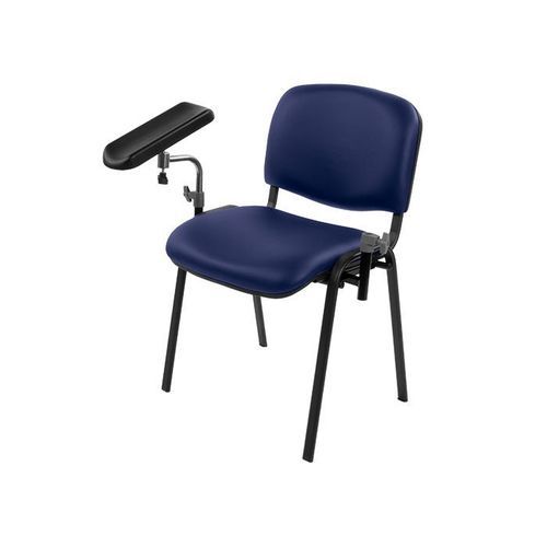 Нерегулируемое кресло для забора крови - Phlebotomy Chair, Fixed Height - Bristol Maid Hospital Metalcraft - с фиксированной высотой / с подлокотниками