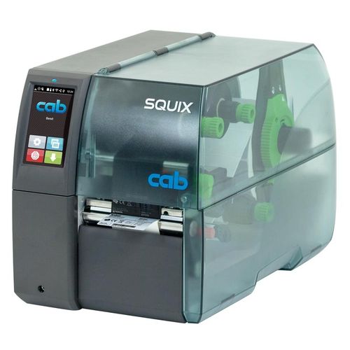 Принтер с теплопередачей - SQUIX 4 M - cab Produkttechnik - для этикеток / компактный / медицинский