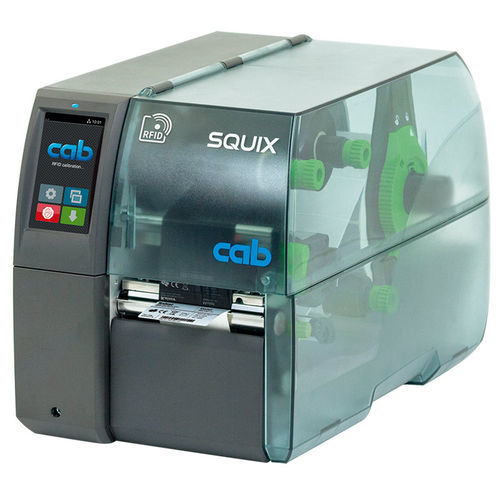 Принтер с теплопередачей - SQUIX UHF RFID - cab Produkttechnik - для этикеток / компактный / медицинский