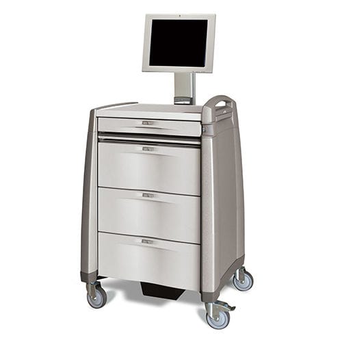 Медицинская компьютерная тумба - Avalo Series PCSi - Capsa Healthcare - для ноутбука / для планшетного ПК / для распределения лекарств