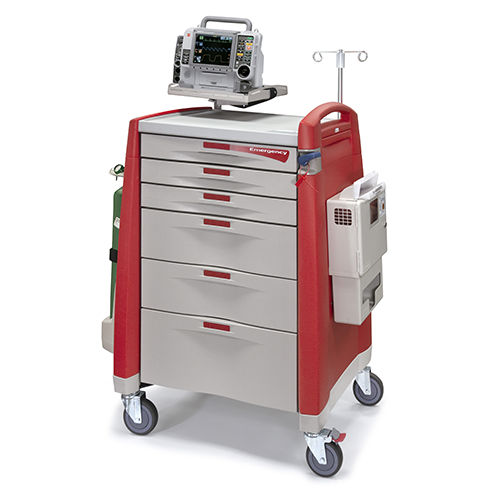 Тележка для неотложной помощи - Avalo Red - Capsa Healthcare - медицинская / для больниц / для инструментов