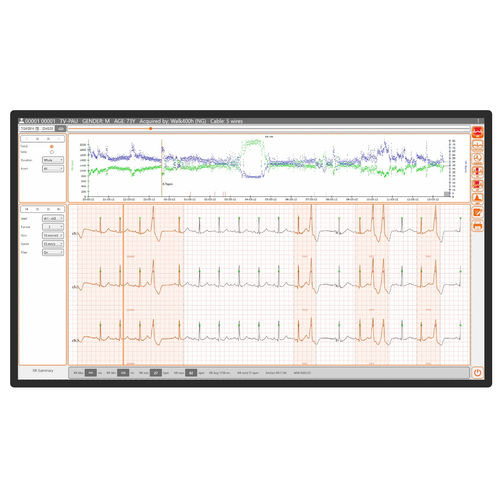 Программное обеспечение для анализа - Cubeholter - Cardioline - для управления данными / для диагностики / для печати