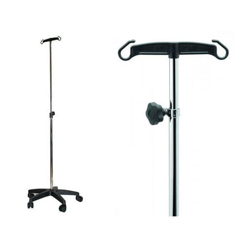 Стойка для сыворотки на роликах - PT1 - Centrel   - 2 крюка