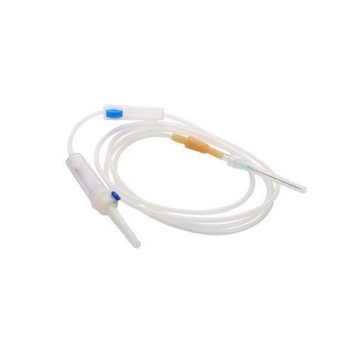 Комплект для перфузии поливинилхлорид - luer lock with needle - Changzhou Medical Appliances General Factory - с фильтром для предотвращения загрязнения частицами / с защитой от света / с теплообменником