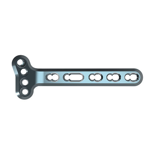 Компрессионная костная пластина лучевая кость - 70902- 4 head holes - Waston medical - дистальная / блокируемая / из титана