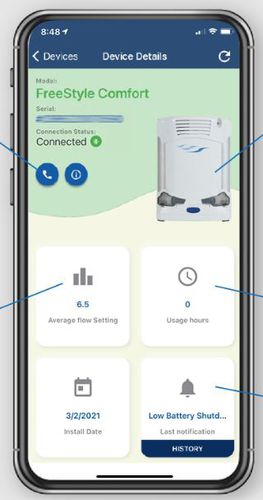 Программное обеспечение для контроля - myCAIRE - CAIRE Medical - медицинское / для обслуживания пациентов на дому / телемедицина