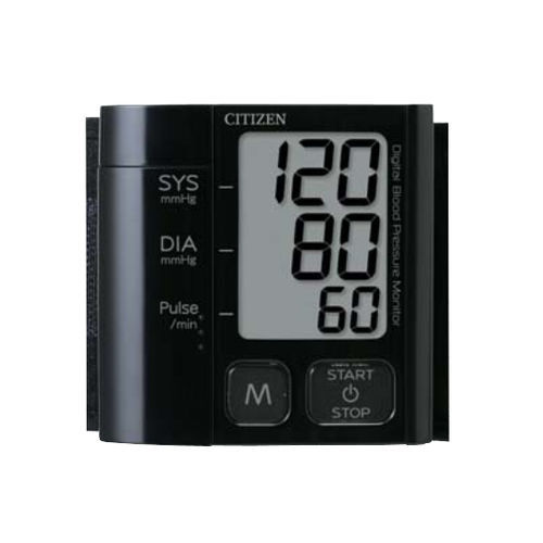 Автоматический электронный тонометр - CH-657（BLACK) - Citizen Systems Japan  - осциллометрический / на запястье / с манжетой