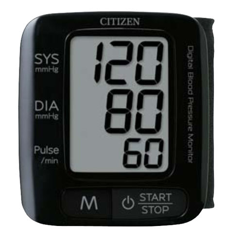 Автоматический электронный тонометр - CH-650（BLACK） - Citizen Systems Japan  - осциллометрический / на запястье / с манжетой