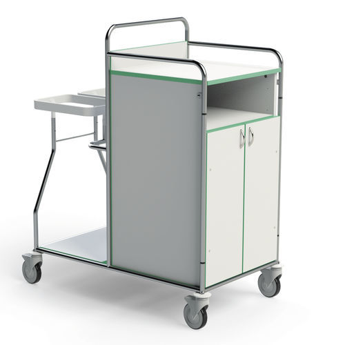 Грязная тележка с мешками - 251VN-LGH2L - Conf Industries - чистая / медицинская / 2 уровня