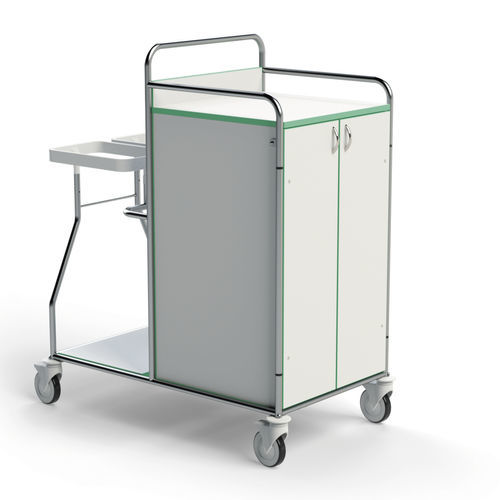 Грязная тележка с мешками - 251DR-LGH2L - Conf Industries - чистая / медицинская / 3 уровня