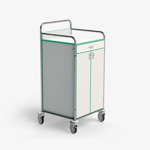 Чистая тележка с мешками - 251SP-1CSH - Conf Industries - для больниц / транспортная