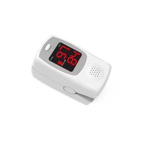 Пальцевый пульсоксиметр - CMS50L  - Contec Medical Systems - медицинский / на аккумуляторе / белый