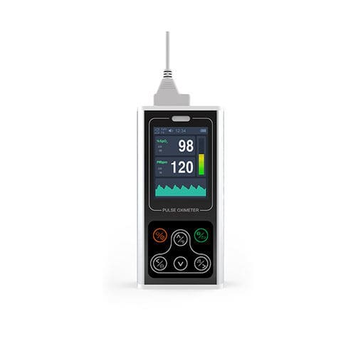 Портативный пульсоксиметр - CMS60D1 - Contec Medical Systems - медицинский / на аккумуляторе / с внешним датчиком