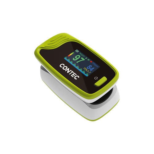 Пальцевый пульсоксиметр - CMS50-Pro - Contec Medical Systems - медицинский / на аккумуляторе / зеленый