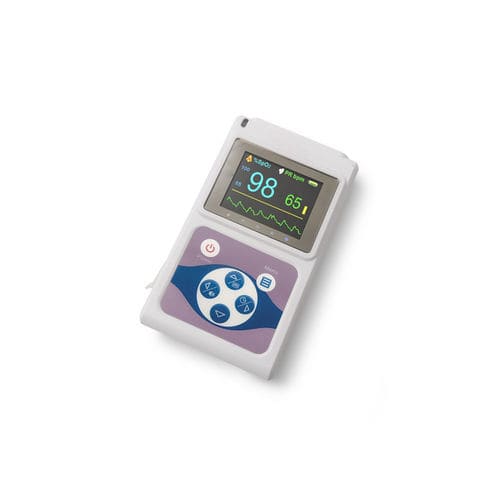 Портативный пульсоксиметр - CMS60D  - Contec Medical Systems - медицинский / для обслуживания пациентов на дому / на аккумуляторе