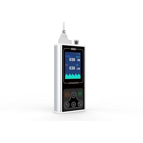 Портативный монитор пациента - CA10S-VET - Contec Medical Systems - частота дыхания / частоты сердечных сокращений / EtCO2