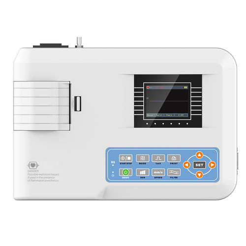Электрокардиограф для спокойного состояния - ECG100G  - Contec Medical Systems - 1 канал / цифровой / с принтером