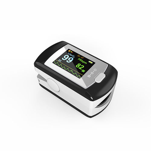 Пальцевый пульсоксиметр - CMS50E  - Contec Medical Systems - медицинский / на аккумуляторе / черный