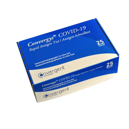 Экспресс-тест COVID-19 - Convergys® - Convergent Technologies - для нуклеокапсидных белков / SARS-COV-2 / назофарингеальный