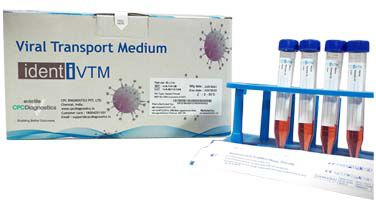 Реактив транспортная среда - identi VTM - CPC Diagnostics Pvt.Ltd. - антибиотик / изотонический раствор / для диагностики
