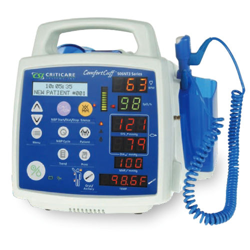 Переносной монитор контроля жизненных функций - VitalCare™ 506N3 - Criticare Systems - компактный / TEMP / частоты сердечных сокращений