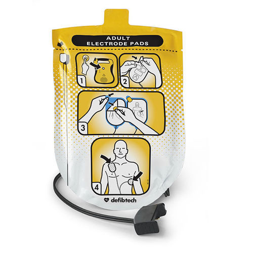 Электрод для дефибрилляции мягкая набивка - DDP-100 - Defibtech - одноразового применения