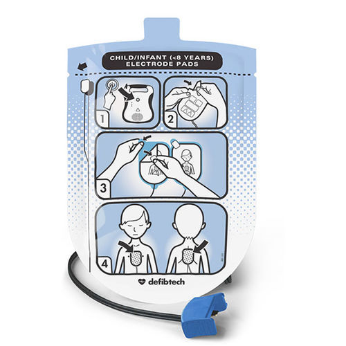 Педиатрический электрод для дефибрилляции - DDP-200P - Defibtech - мягкая набивка