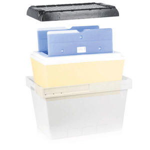Транспортный контейнер для пробирок - B 1000 52 - delta T - Gesellschaft für Medizintechnik - биологически чистый