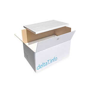 Транспортная коробка для упаковки - B 1200 01 - delta T - Gesellschaft für Medizintechnik - для биологических проб / для фармацевтических продуктов / для вакцин