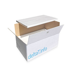 Транспортная коробка для упаковки - B 1200 02 - delta T - Gesellschaft für Medizintechnik - для биологических проб / для фармацевтических продуктов / для вакцин