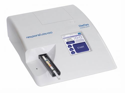 Полуавтоматический анализатор мочи - respons®UDS100 - DiaSys Diagnostic Systems GmbH - настольный / колориметрический / со сканером штрих-кодов