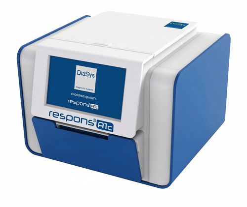 Автоматический анализатор гликированного гемоглобина - respons®A1c - DiaSys Diagnostic Systems GmbH - для диабета / компактный / капиллярной крови