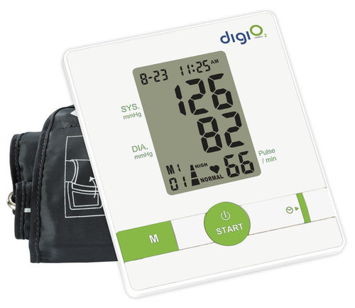 Автоматический электронный тонометр - 30 - 280 mmHg, 40 -199 bpm | DigiO2® - DigiO2 International Co., Ltd.