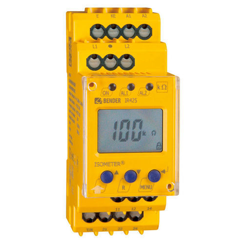 Монитор для контроля - ISOMETER® IR425-D4 - Bender - электробезопасности / для медицинских IT-систем / автоматический