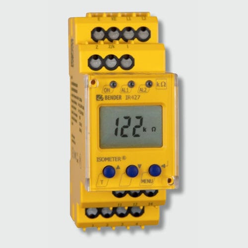 Монитор для измерения температуры - ISOMETER® IR427 - Bender - электрической изоляции / нагрузки / для медицинских IT-систем