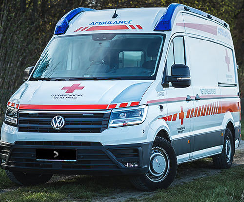 Машина скорой помощи фургон - Volkswagen Crafter - Dlouhy