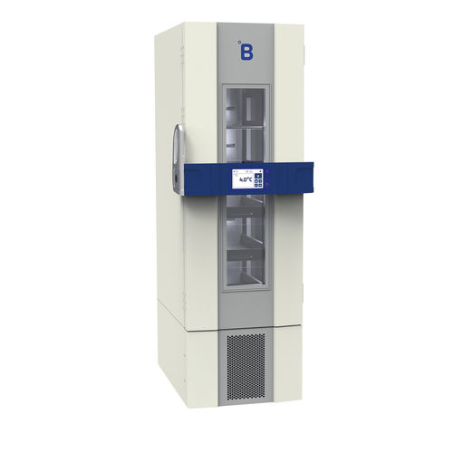Холодильник для банка крови - B401 - B Medical Systems - вертикальный / 1 дверца / со стеклянной дверью
