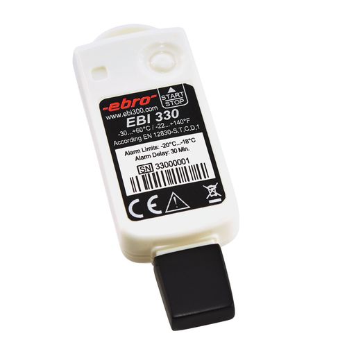Регистратор данных для измерения температуры - EBI 330-T30 - ebro Electronic - для лабораторий / для фармацевтических продуктов / для одноразового применения