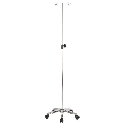 Стойка для сыворотки на роликах - A4701 - Ecopostural - 2 крюка / из алюминия / с регулируемой высотой