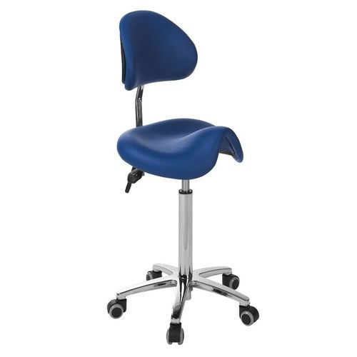 Табурет для учреждений здравоохранения - S4671 series - Ecopostural - с регулируемой высотой / откидной / со спинкой