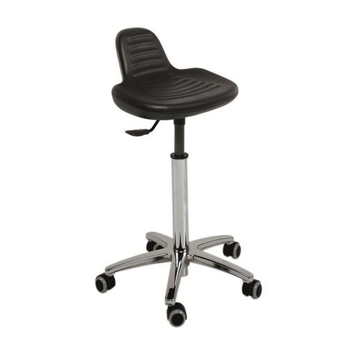 Табурет для учреждений здравоохранения - S5608 - Ecopostural - с регулируемой высотой / на роликах / со спинкой
