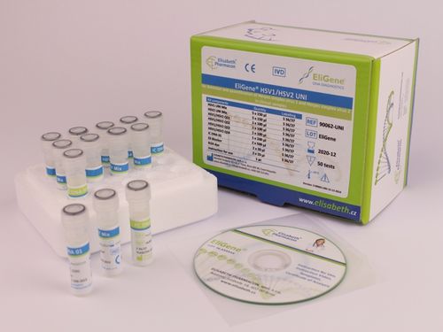 Набор для теста на герпес - EG-90062-UNI - Elisabeth Pharmacon spol  - на вирус простого герпеса / клинический / сыворотки