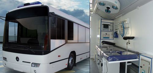 Передвижной медицинский пункт для медицинского ухода - EMS Mobil Sistemler - автобус