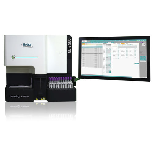 Автоматический гематологический анализатор - ELite 580 - ERBA Diagnostics Mannheim - компактный / 29 параметров / с дифференциацией на 5 частей